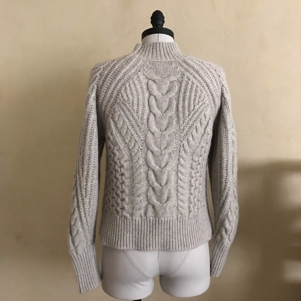 Banana Republic Luxury Cashmere Cable Knit Sweater - Picture 6 of 10